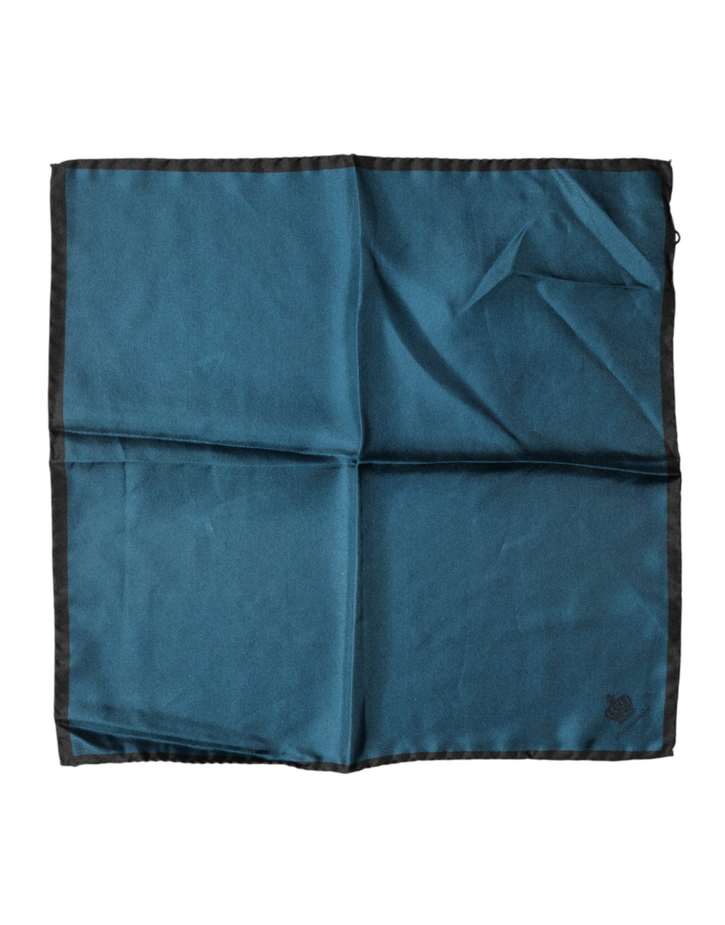 Dolce & Gabbana Blue Silk Square Pocket Handkerchief Scarf - Eljoys Fashion 