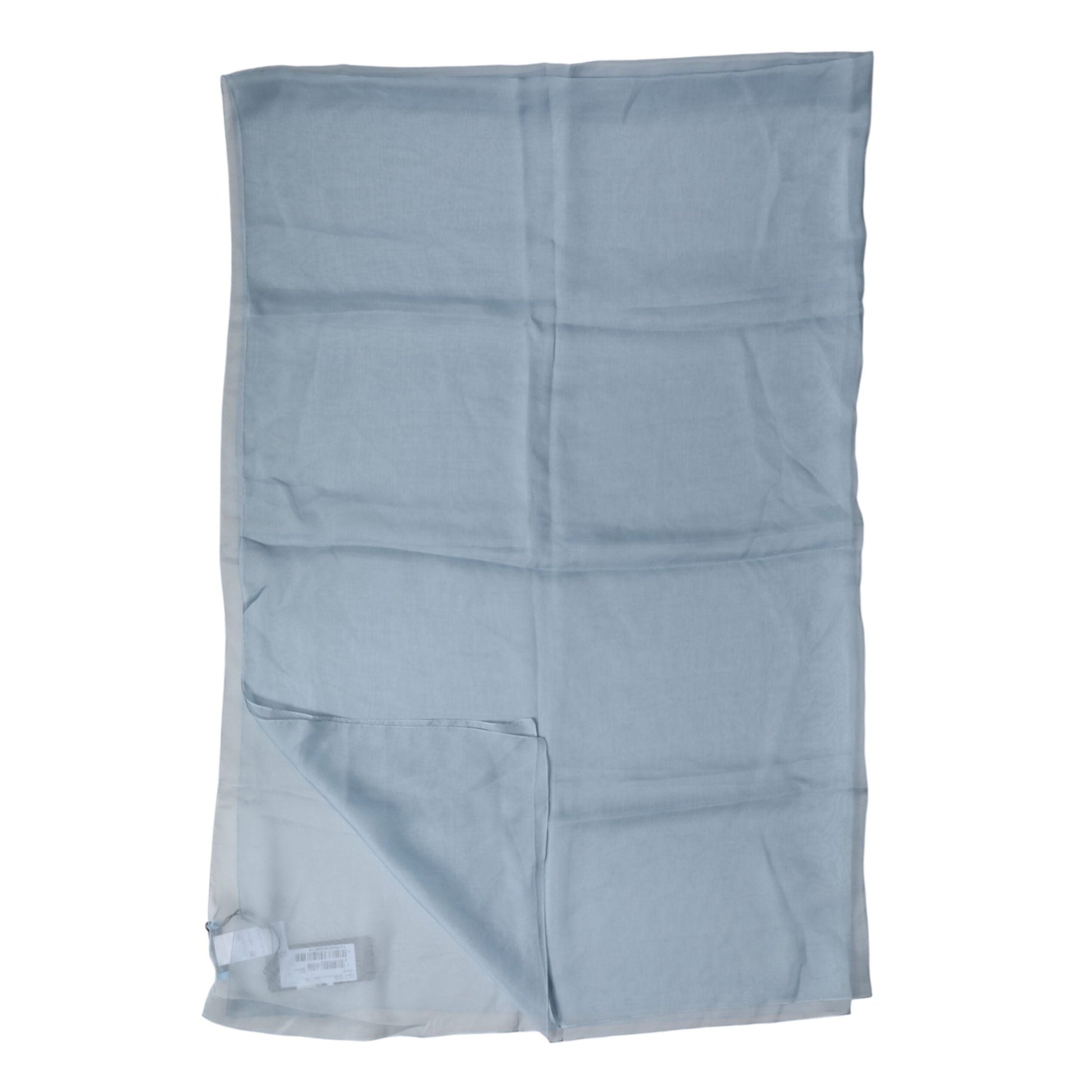 Dolce & Gabbana Light Blue Silk Stole Neck Wrap Shawl 200cm x 130cm Scarf