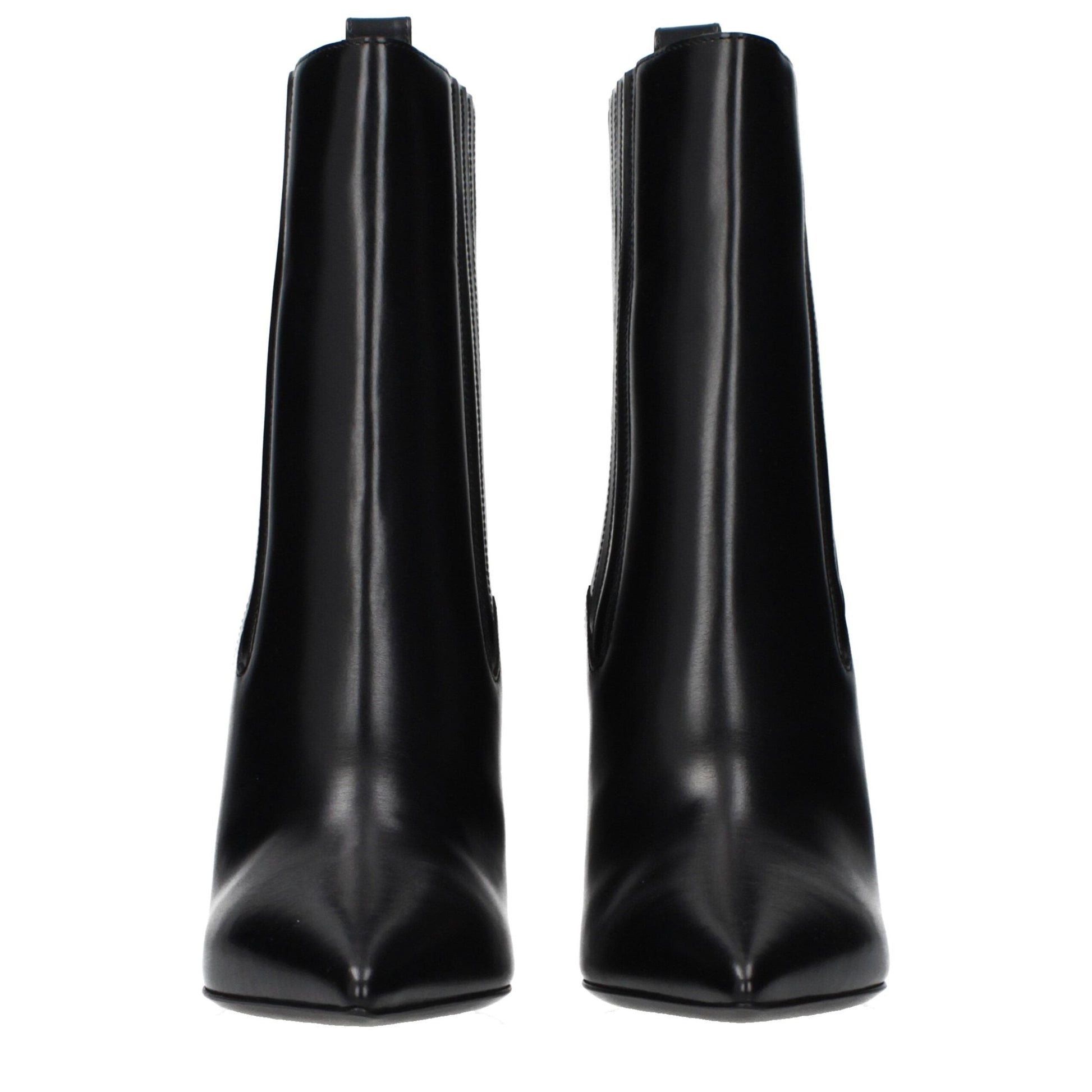 Valentino Garavani Black Leather Ankle Boots Valentino Garavani