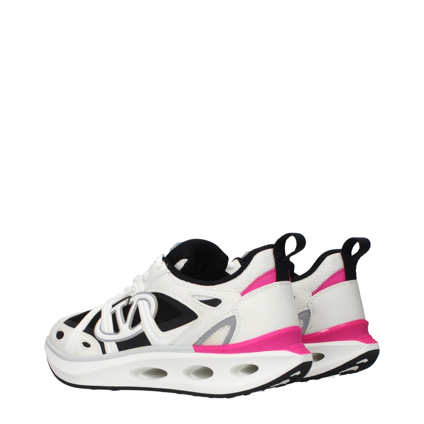 Valentino Garavani White Fabric Athletic Sneakers Valentino Garavani