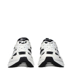 Valentino Garavani white fabric athletic sneakers with sleek design and lace-up closure, ideal for casual and active wear.