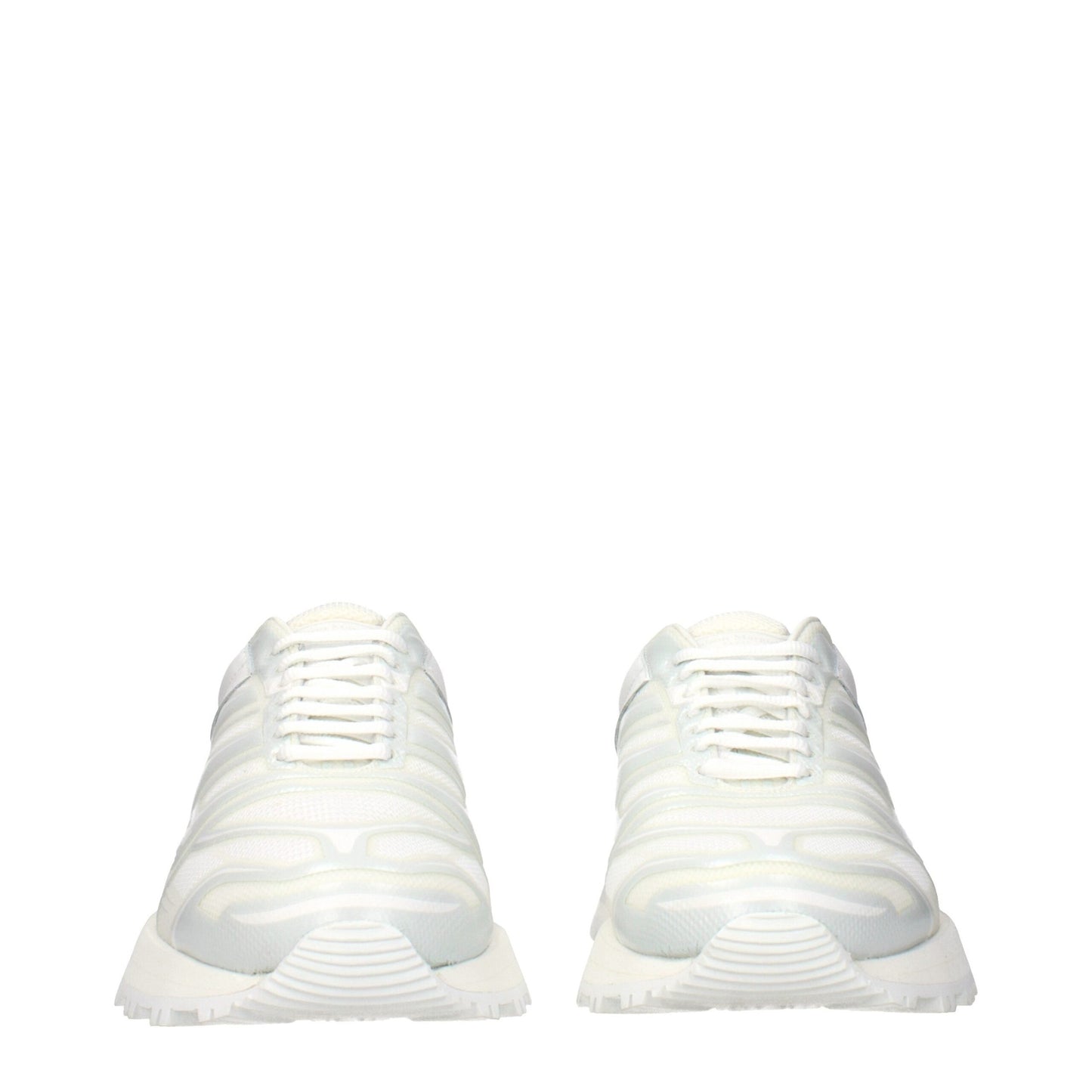 Maison Margiela White Fabric Athletic Sneakers Maison Margiela