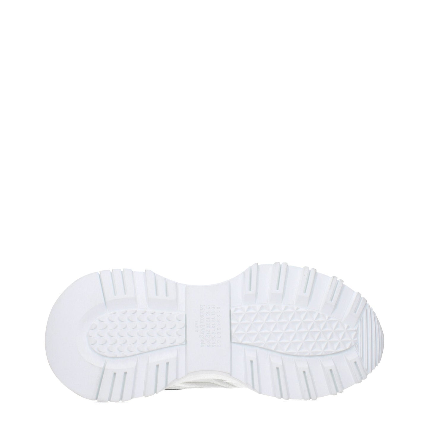 Maison Margiela White Fabric Athletic Sneakers Maison Margiela