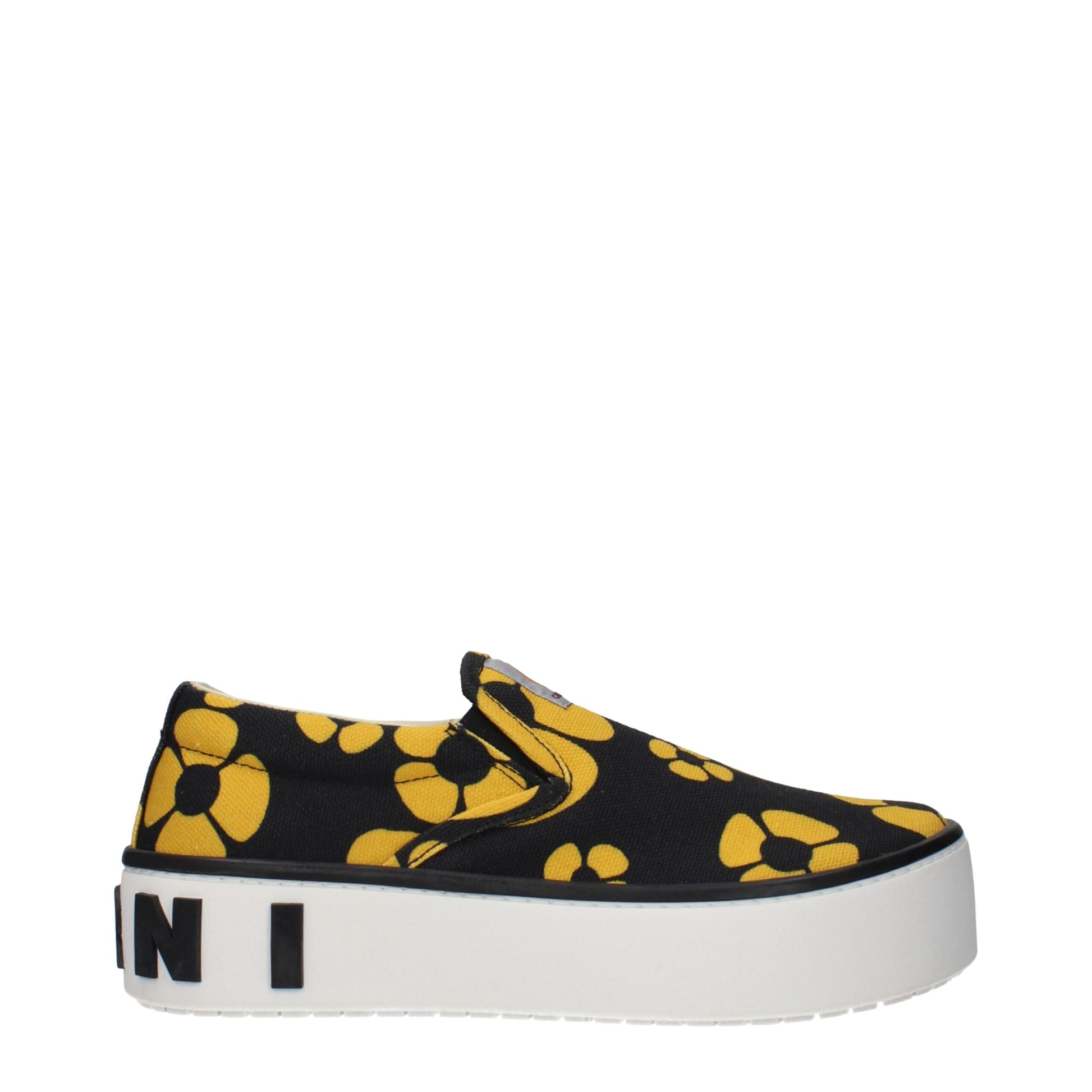 Marni Blue Fabric Slip-On Loafers Marni
