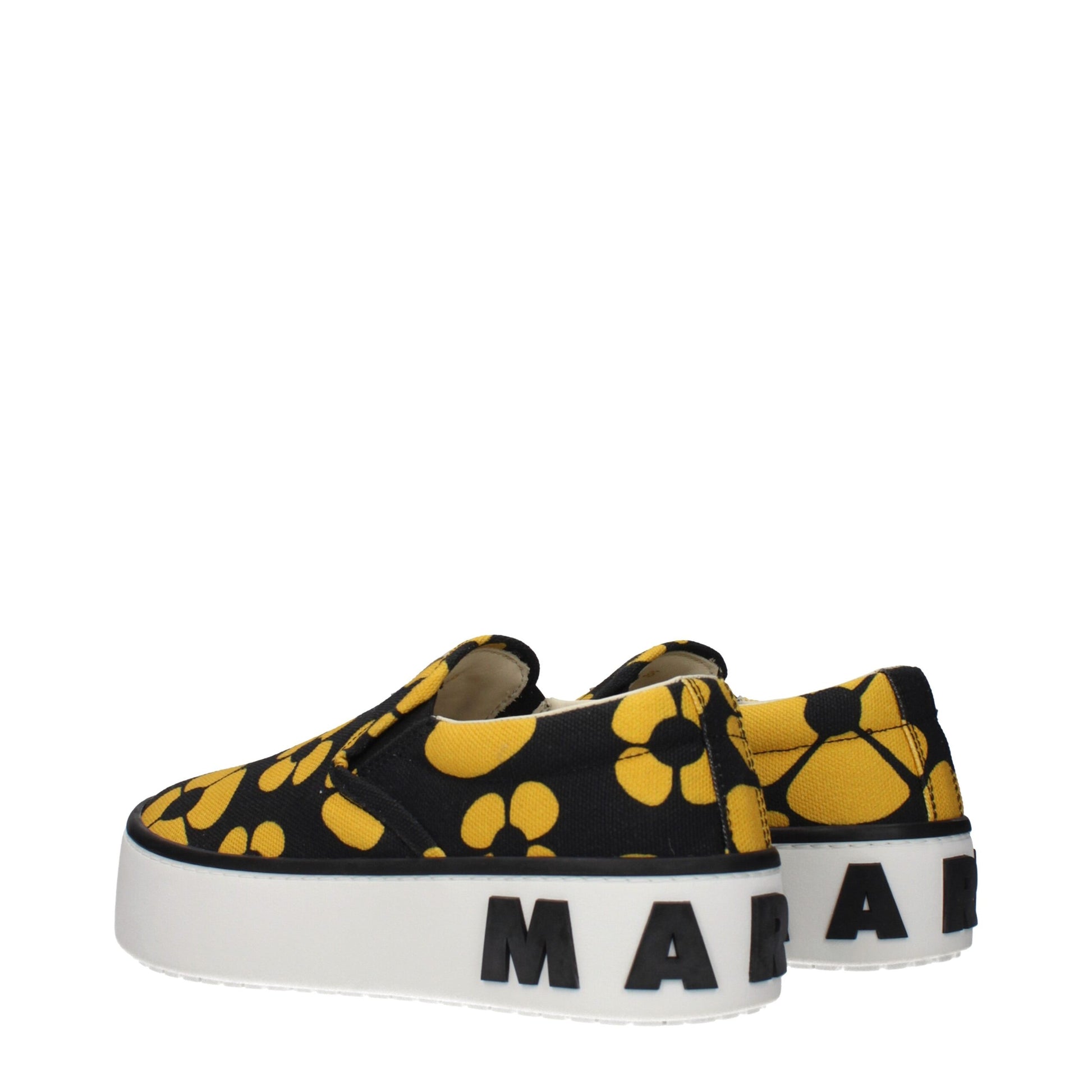 Marni Blue Fabric Slip-On Loafers Marni