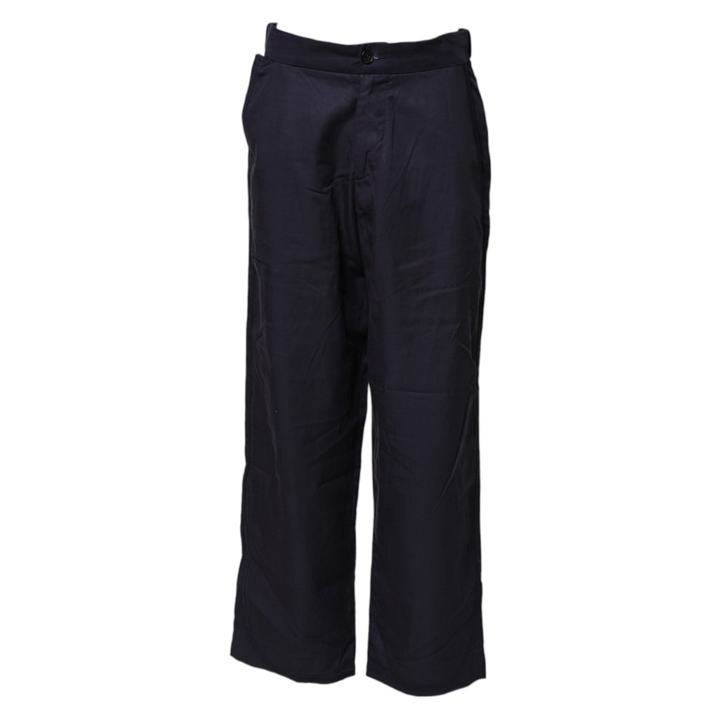 Levi's Navy Blue Straight High Waist Chino Casual Trouser Pants - Eljoys Fashion 