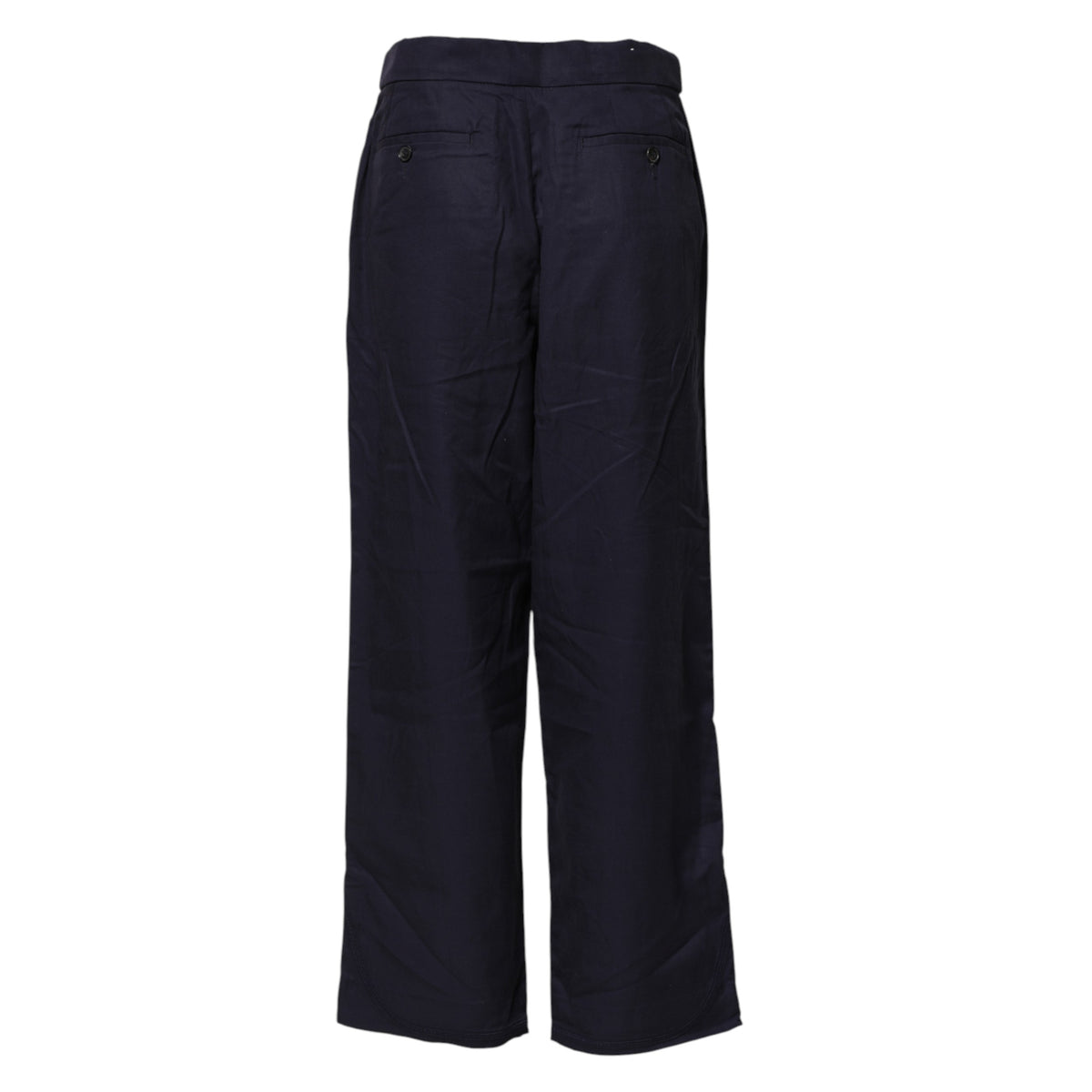 Levi's Navy Blue Straight High Waist Chino Casual Trouser Pants - Eljoys Fashion 