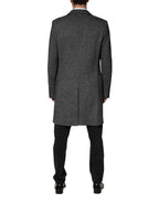 Dolce & Gabbana Gray Wool Blend Long Trench Coat Men Jacket - Eljoys Fashion 
