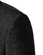 Dolce & Gabbana Gray Wool Blend Long Trench Coat Men Jacket - Eljoys Fashion 