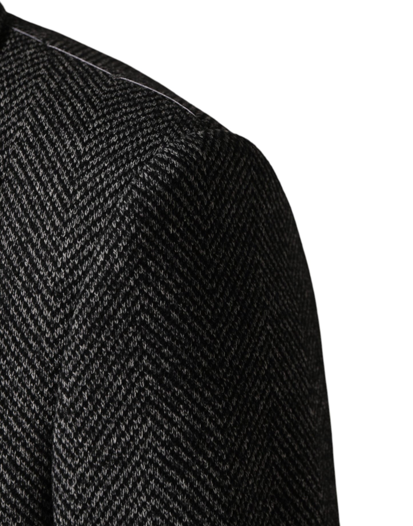 Dolce & Gabbana Gray Wool Blend Long Trench Coat Men Jacket Dolce & Gabbana