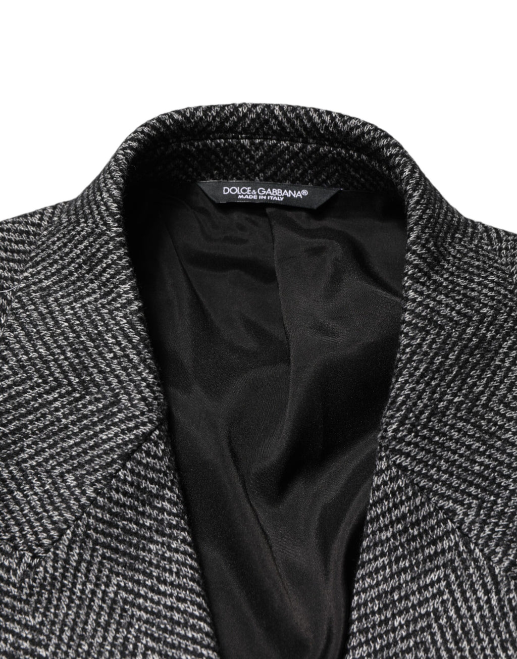 Dolce & Gabbana Gray Wool Blend Long Trench Coat Men Jacket - Eljoys Fashion 