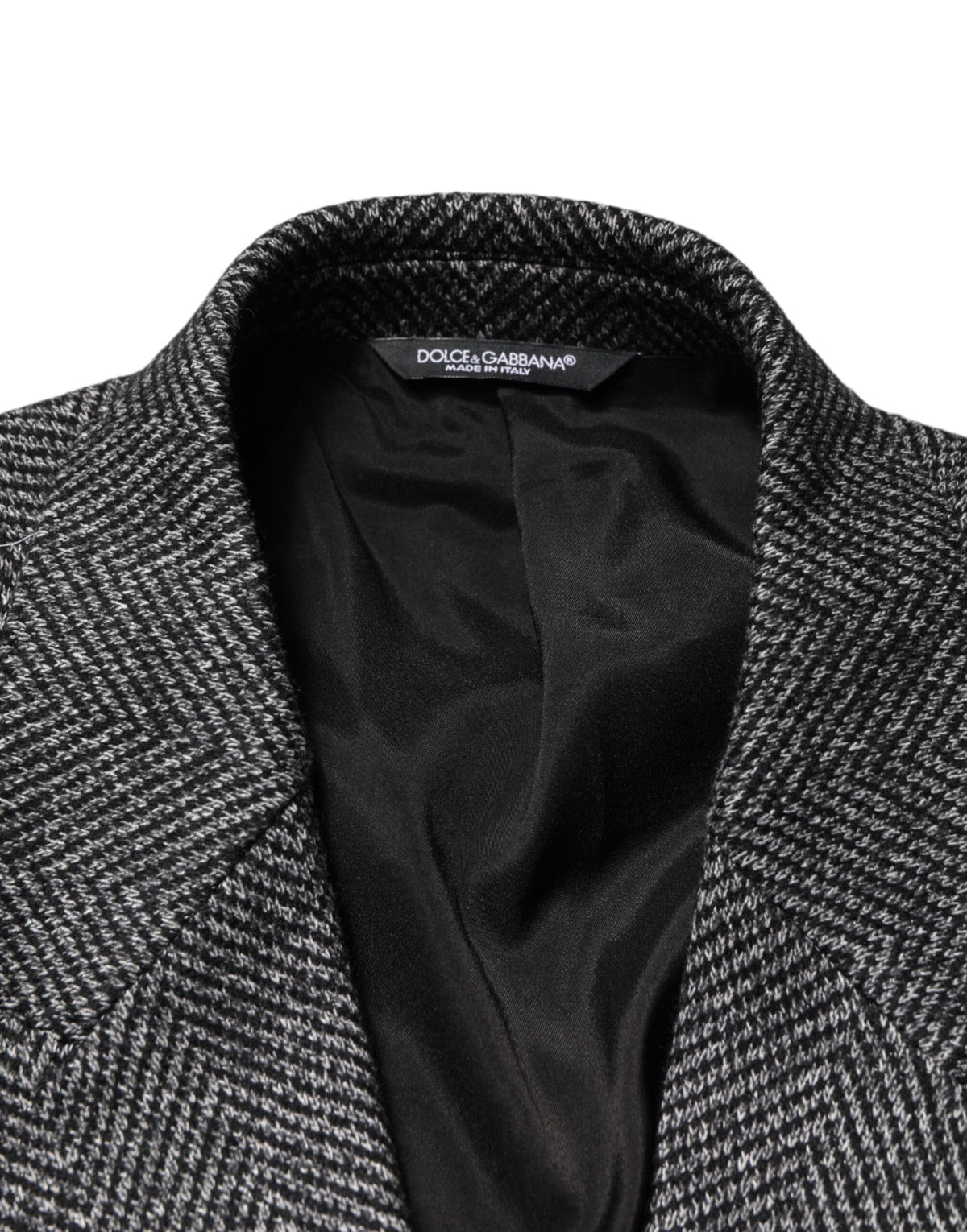 Dolce & Gabbana Gray Wool Blend Long Trench Coat Men Jacket - Eljoys Fashion 