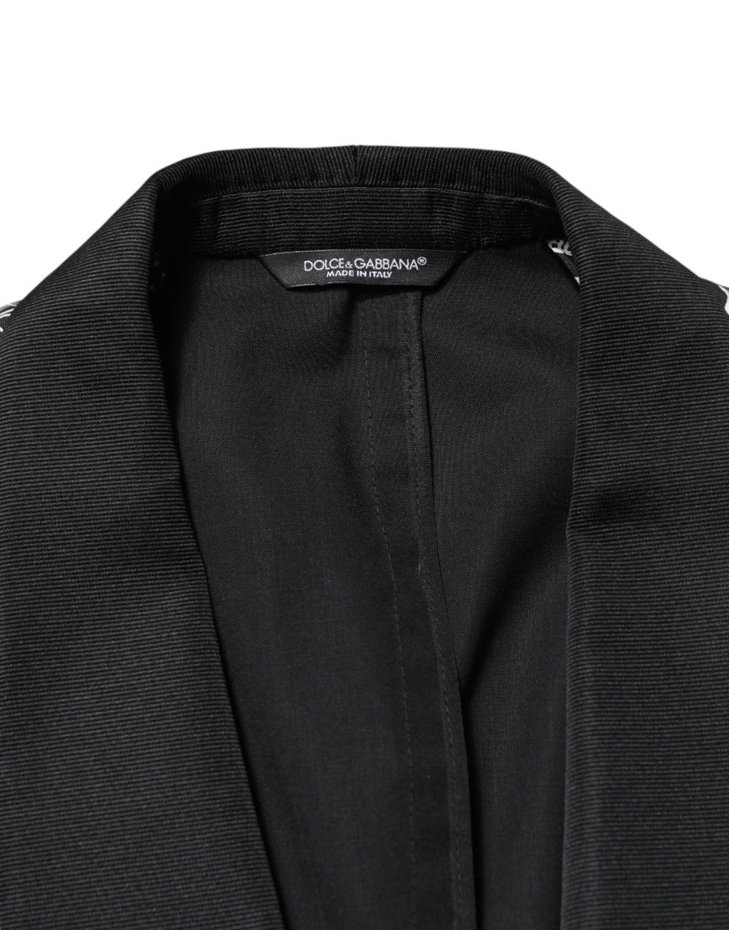 Dolce & Gabbana Black Jazz Club Silk Single Breasted Blazer - Eljoys Fashion 