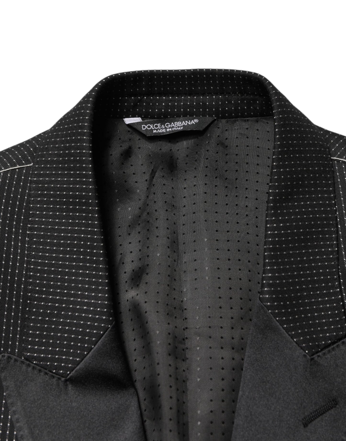 Dolce & Gabbana Black Fantasy Single Breasted Jacket Blazer Dolce & Gabbana