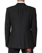 Dolce & Gabbana Black MARTINI Single Breasted Jacket Blazer - Eljoys Fashion 