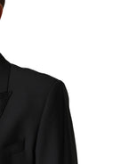 Dolce & Gabbana Black MARTINI Single Breasted Jacket Blazer - Eljoys Fashion 