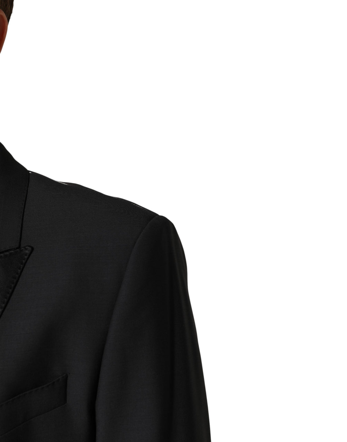 Dolce & Gabbana Black MARTINI Single Breasted Jacket Blazer - Eljoys Fashion 