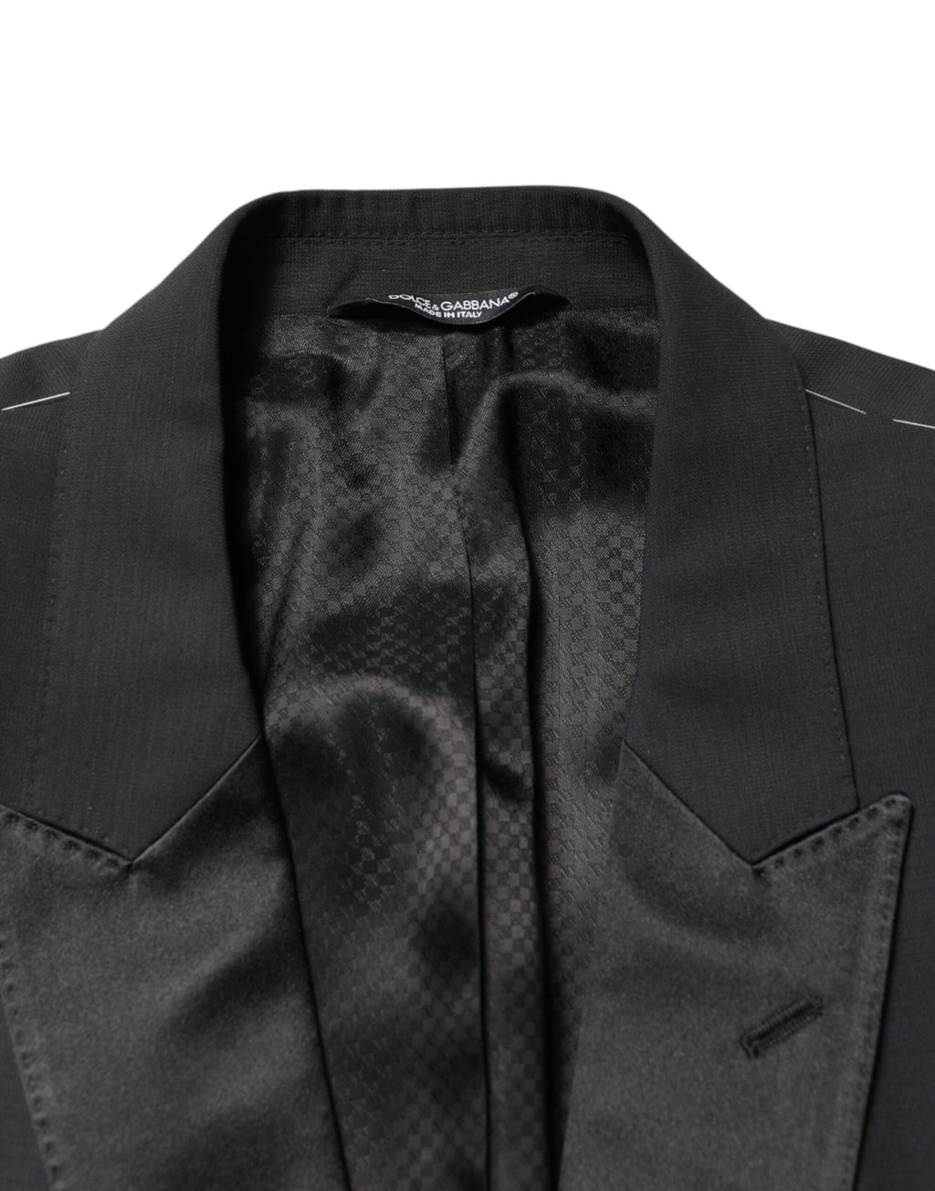 Dolce & Gabbana Black MARTINI Single Breasted Jacket Blazer - Eljoys Fashion 