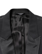 Dolce & Gabbana Black MARTINI Single Breasted Jacket Blazer - Eljoys Fashion 