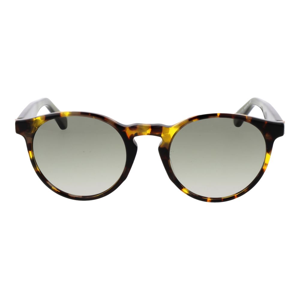 Scotch & Soda brown acetate sunglasses with rounded frames and dark tinted lenses, stylish and casual eyewear.