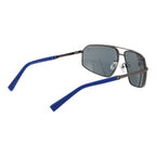 Timberland gray metal sunglasses with sleek frames and tinted lenses, stylish eyewear for sun protection and everyday wear.