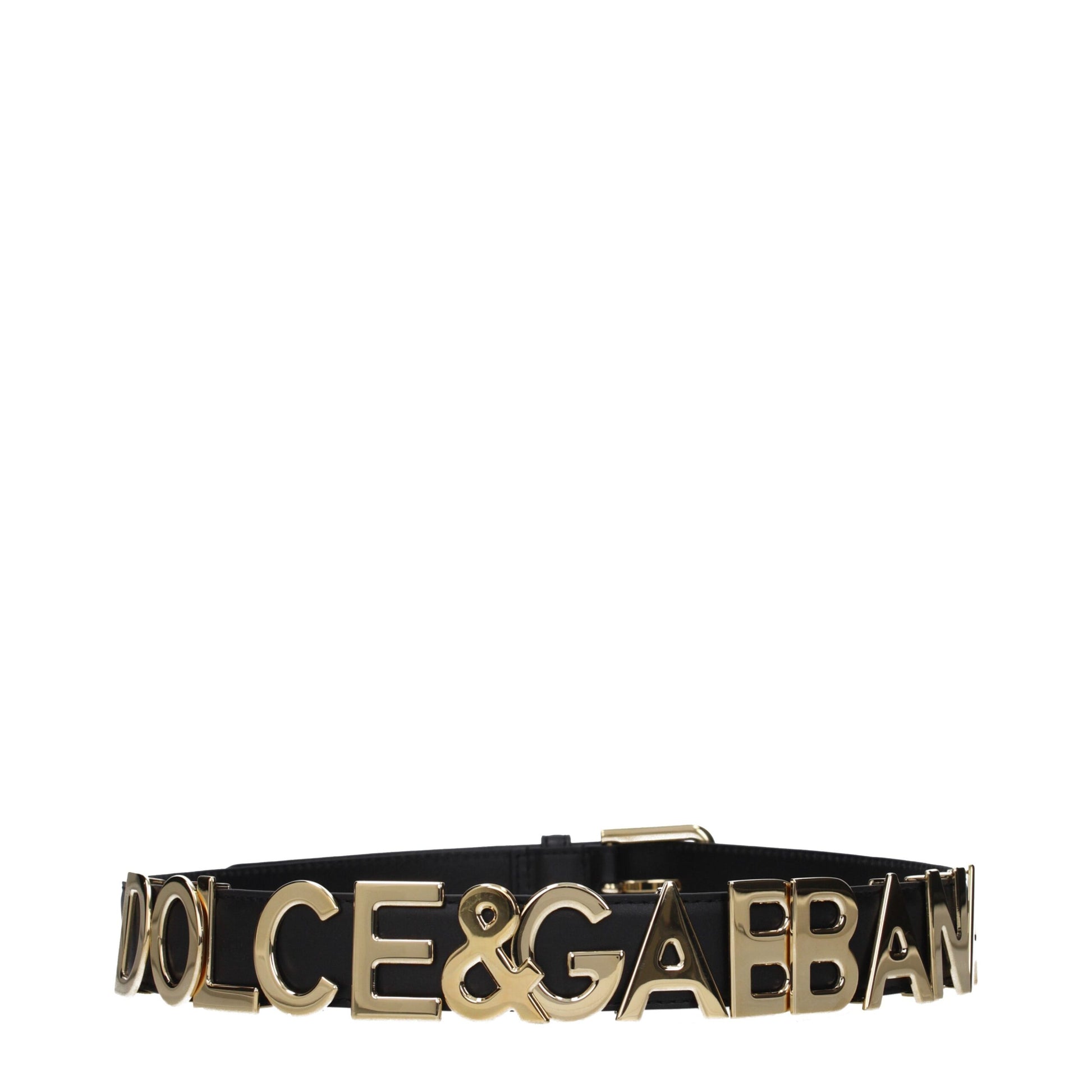 Dolce & Gabbana Black Leather Regular Belt Dolce & Gabbana