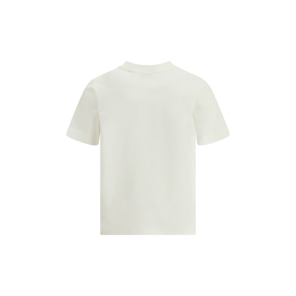 Burberry White Cotton T-Shirt Burberry