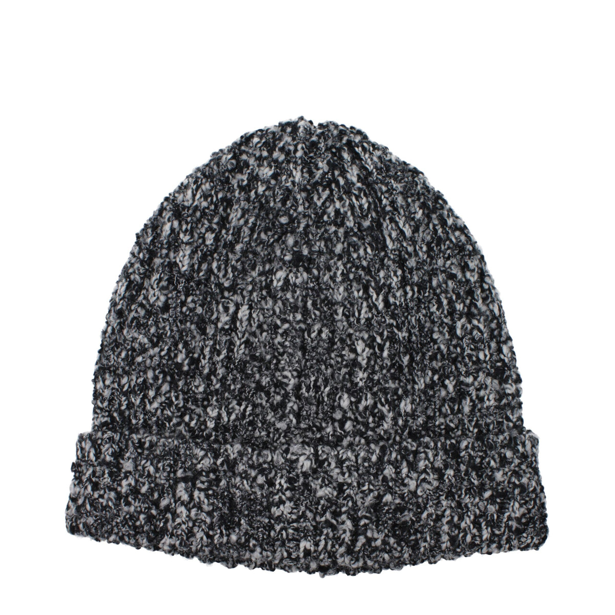 Black wool beanie by Dolce & Gabbana featuring a cozy knit design and subtle brand logo detail.
