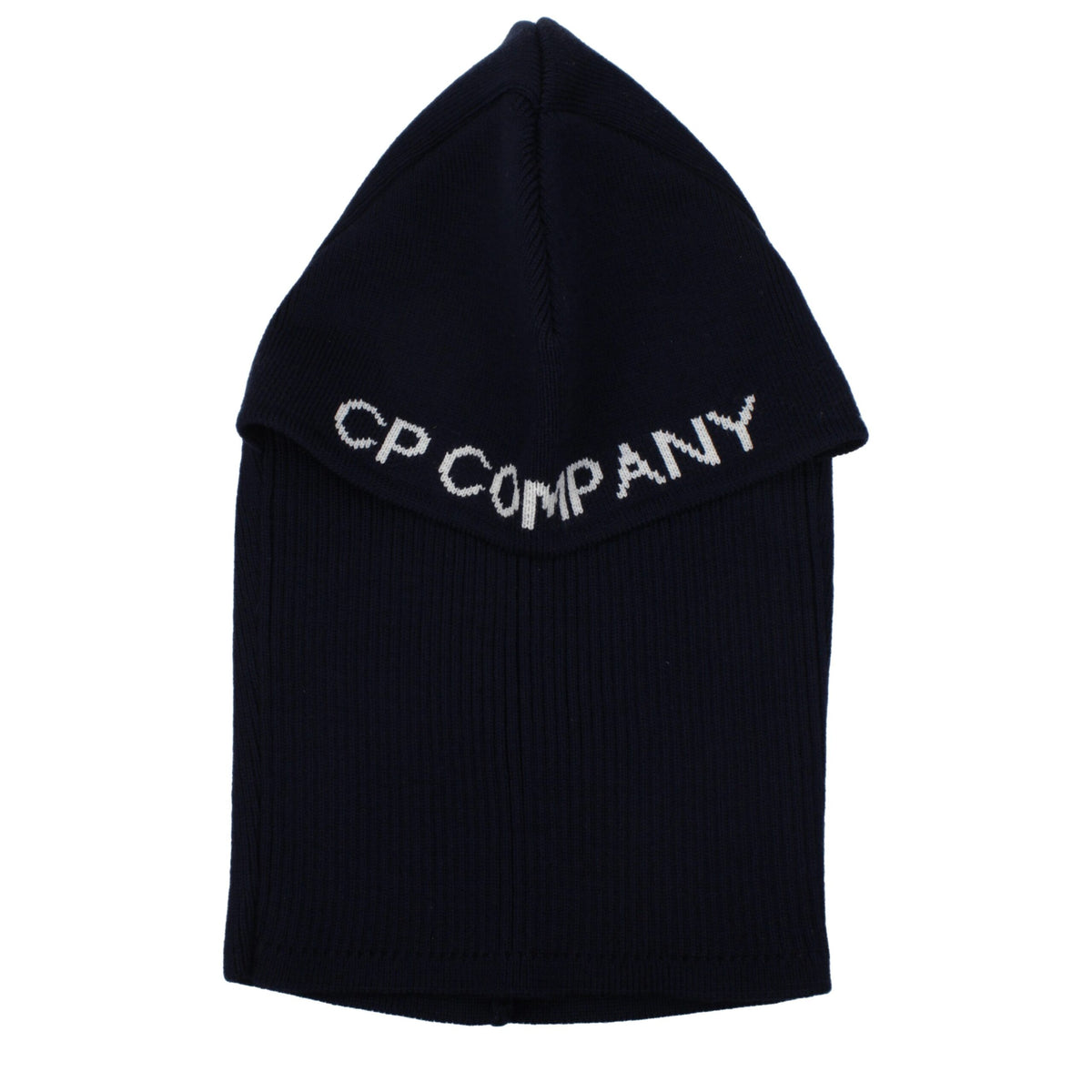 Blue wool beanie by C.P. Company featuring a snug fit and classic knit texture.