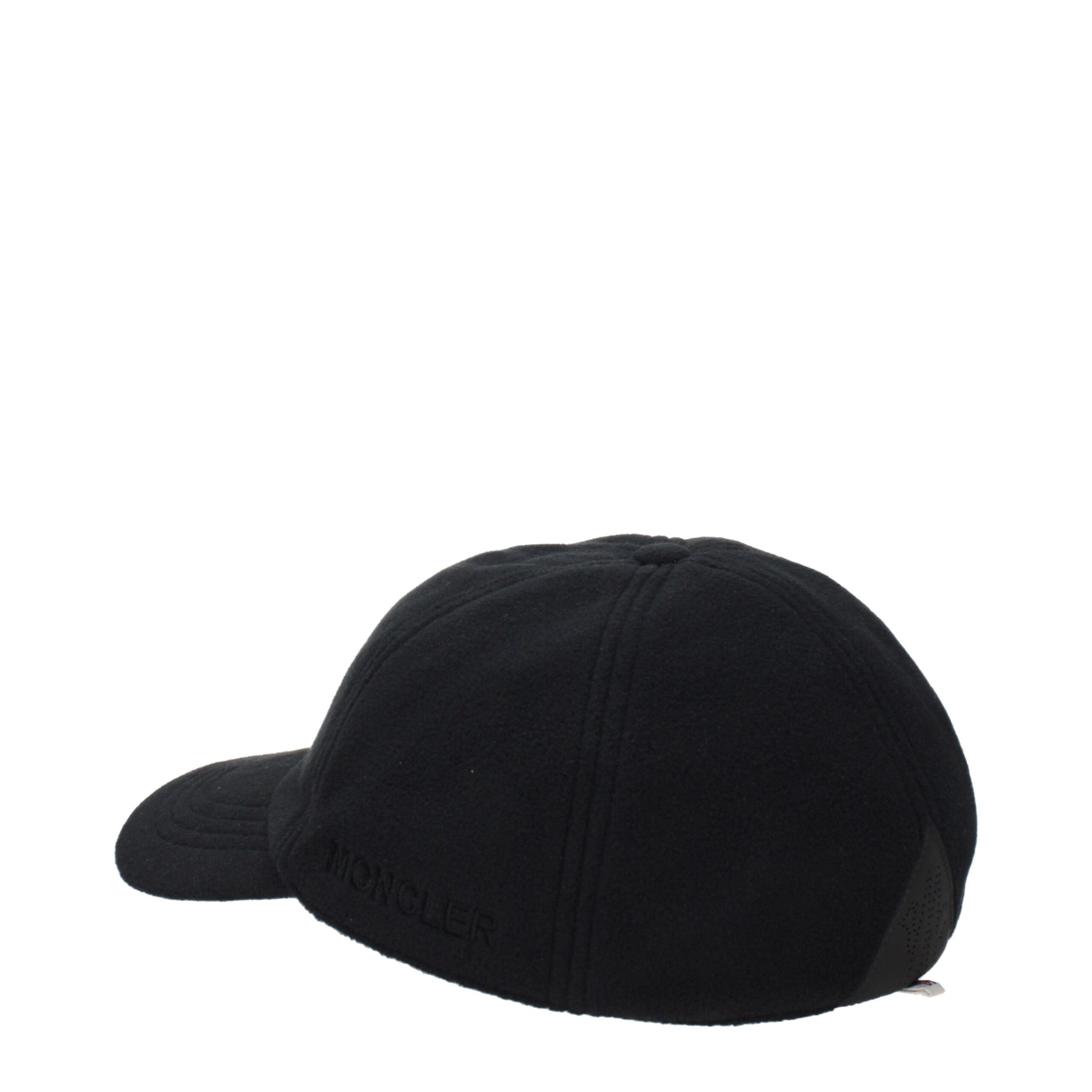 Moncler Black Polyester Cap Baseball Hat Moncler