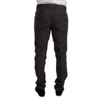 Dolce & Gabbana Black Virgin Wool Two-Piece Suit