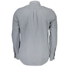 Harmont & Blaine Blue Cotton Pattern Shirt