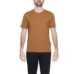 Liu Jo Brown Cotton T-Shirt