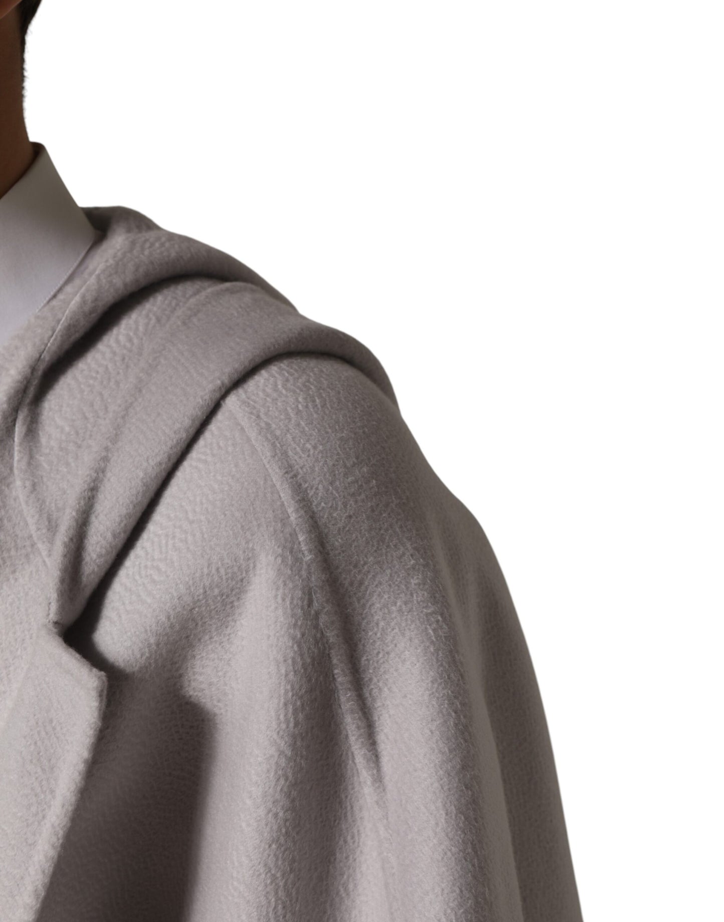 Dolce & Gabbana Off White Belted Long Trench Coat Men Jacket Dolce & Gabbana