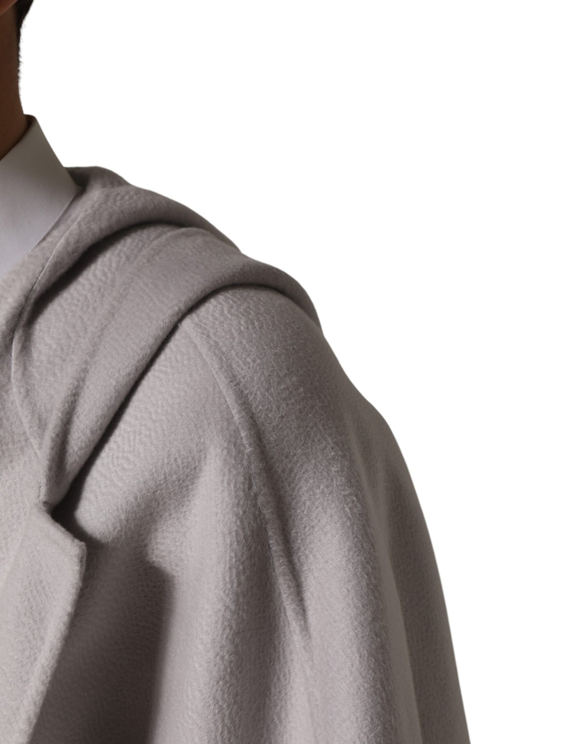 Dolce & Gabbana Off White Belted Long Trench Coat Men Jacket Dolce & Gabbana