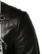 Dolce & Gabbana Multicolor Guns n' Roses Full Zip Men Biker Jacket