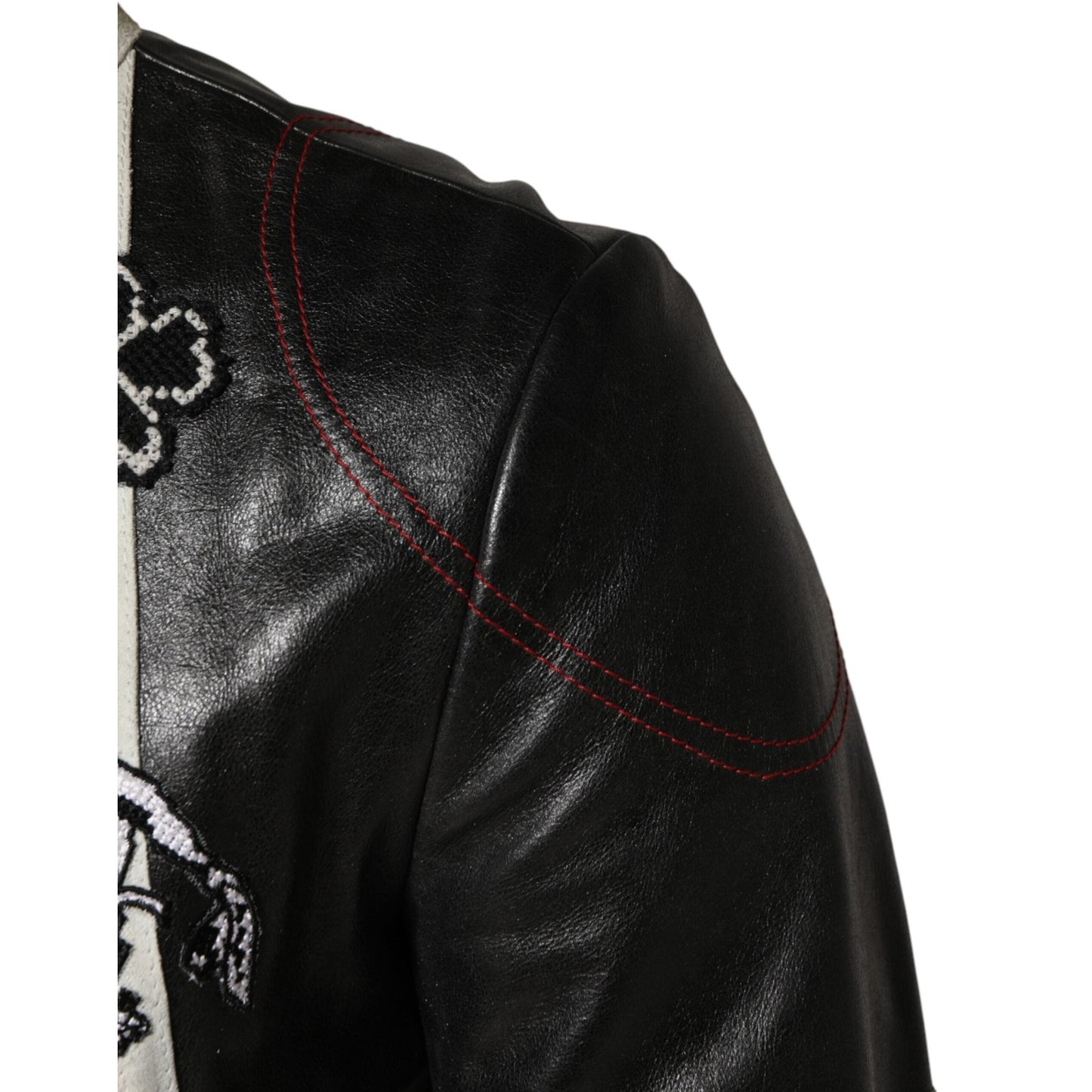 Dolce & Gabbana Multicolor Guns n' Roses Full Zip Men Biker Jacket Dolce & Gabbana