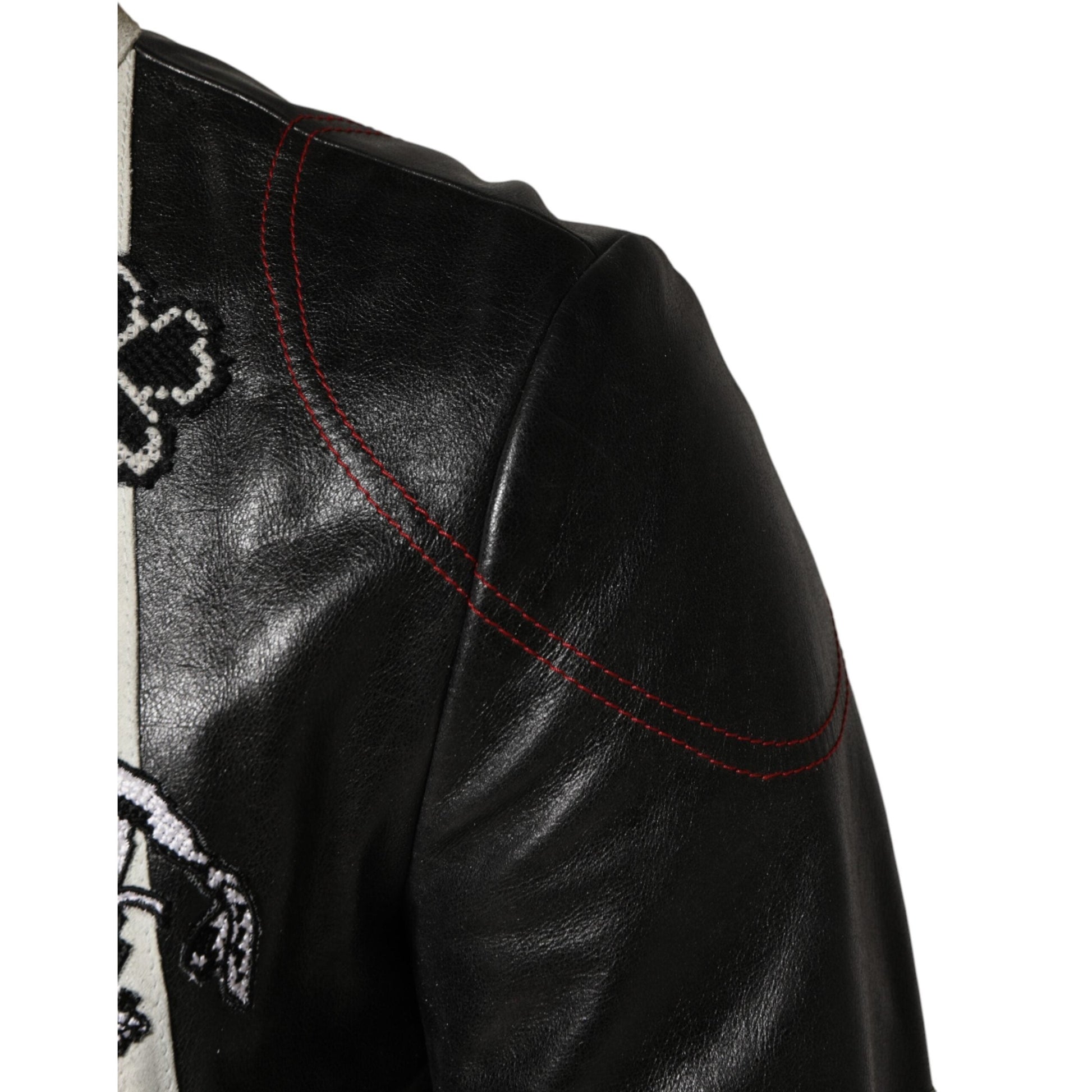 Dolce & Gabbana Multicolor Guns n' Roses Full Zip Men Biker Jacket Dolce & Gabbana