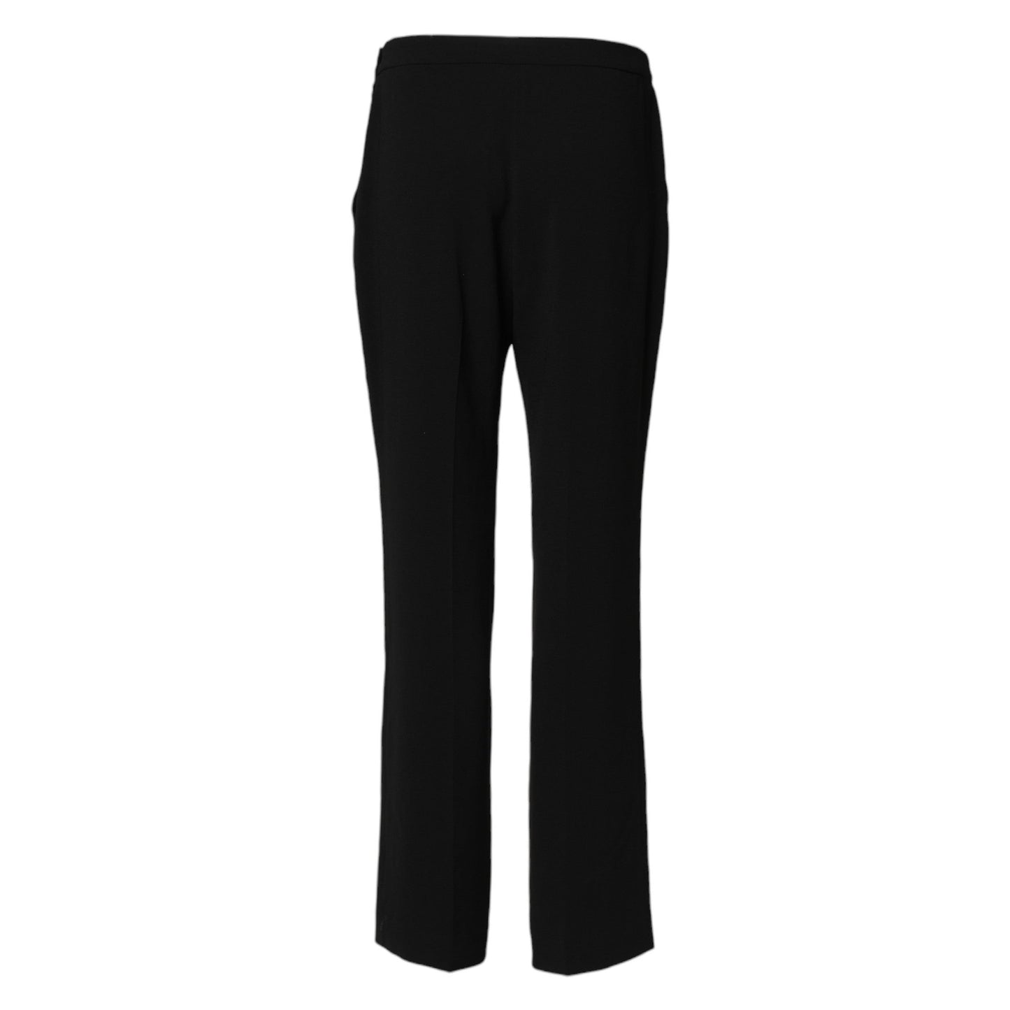 Aspesi Black High Waist Zip Straight Chino Trouser Pants Aspesi