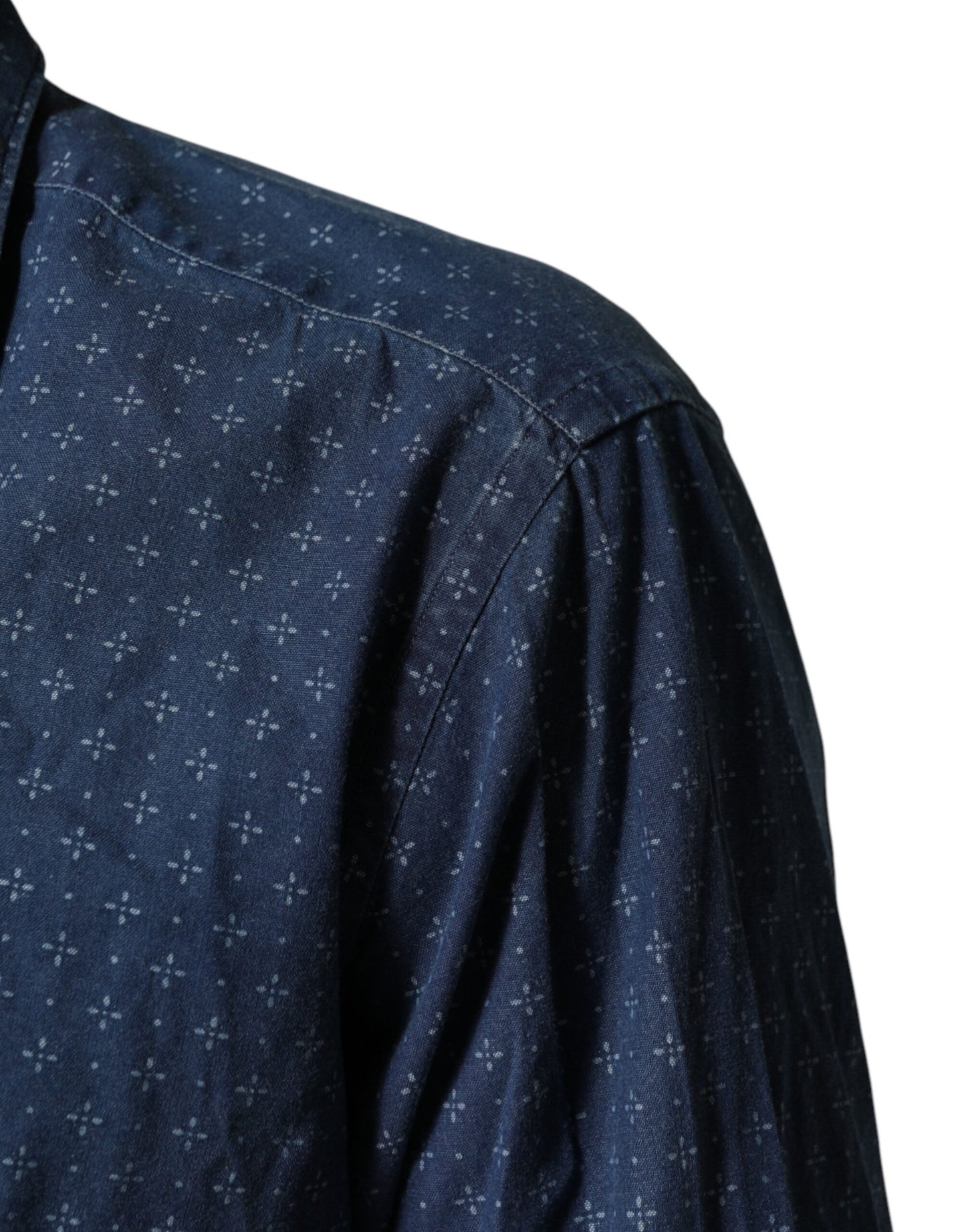 Orian 1968 Blue Button Down Long Sleeves Men Shirt Orian 1968