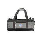 North Sails Grigio polyester men's duffle bag with handles and zipper closure, designed for travel and storage.