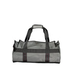 North Sails Grigio polyester men's duffle bag with shoulder strap and zippered compartments, suitable for travel and gym use.