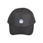 North Sails Nero polyester men's cap with a curved brim and adjustable strap, featuring the North Sails logo on the front.