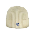 North Sails white cotton men's cap with curved brim and adjustable strap, stylish and comfortable for everyday wear.