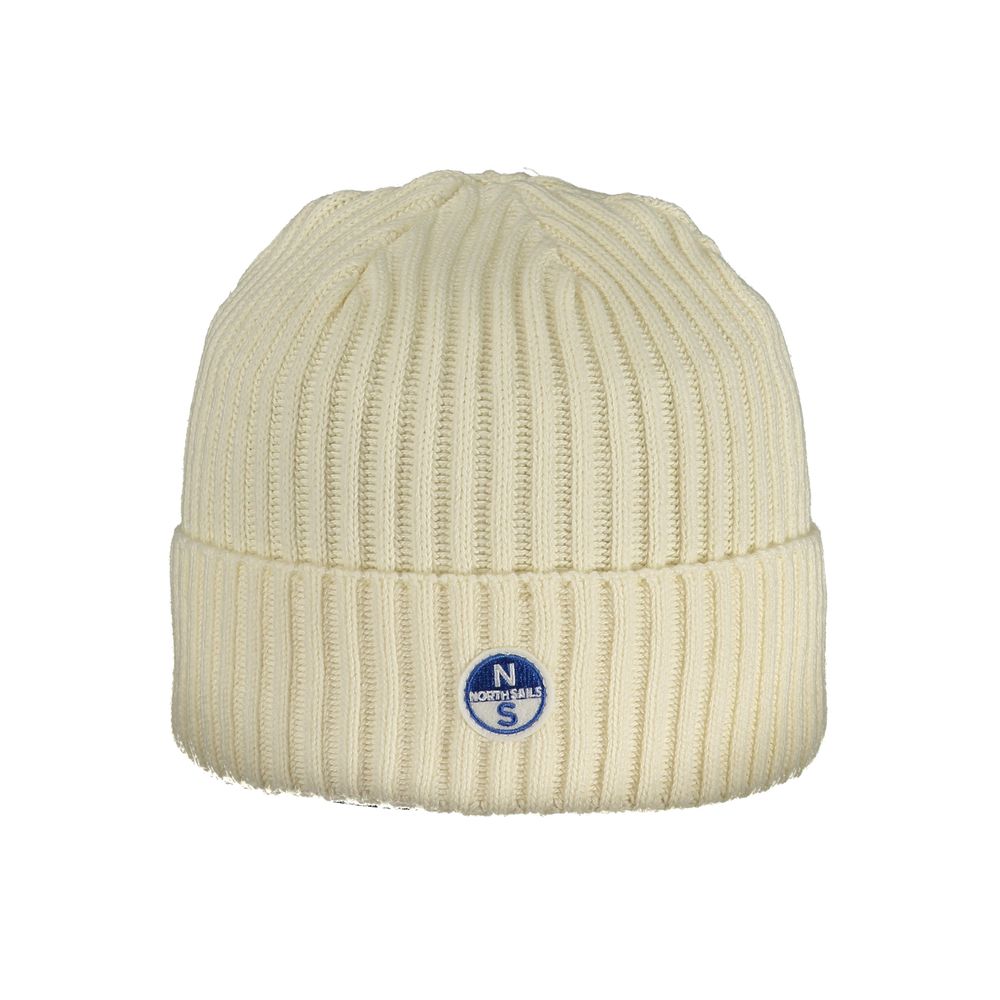 North Sails white cotton men's cap with curved brim and adjustable strap, stylish and comfortable for everyday wear.