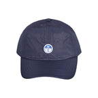 North Sails Blu polyester men's cap with a curved brim and adjustable strap, featuring the North Sails logo on the front.