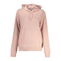 Pink Fila cotton women's sweatshirt with a relaxed fit and Fila logo on the front, casual and comfortable apparel.