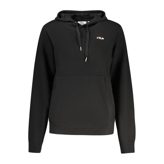 Fila Black Cotton Women's Hoodie Fila