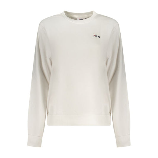 Fila White Cotton Women's Sweatshirt Fila