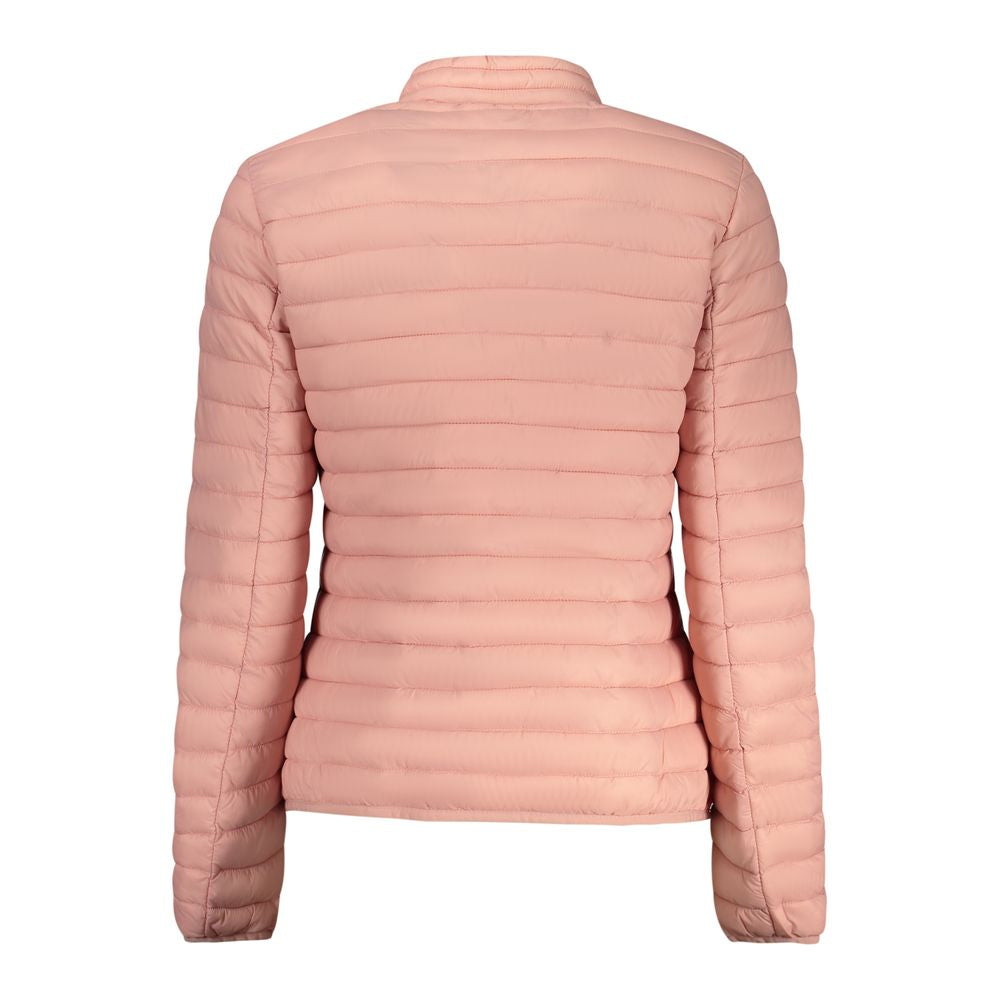 Norway 1963 Rosa Poliammide women's jacket displayed, featuring pink color and lightweight nylon material.